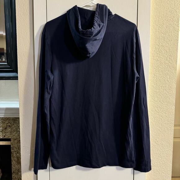 Polo Ralph Lauren Mens Blue Captain Yacht Bear Hoodie Pullover Size Small Preppy - Picture 7 of 7